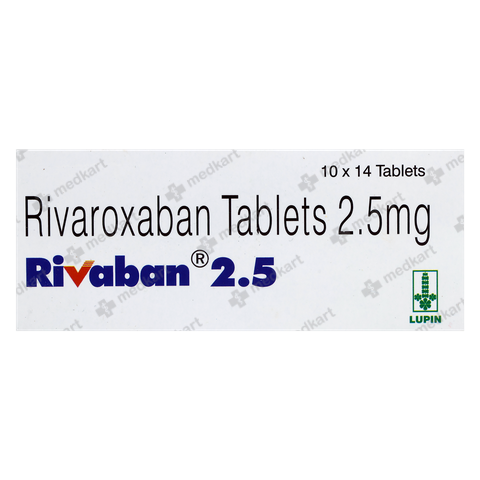 RIVABAN 2.5MG TABLET 14'S