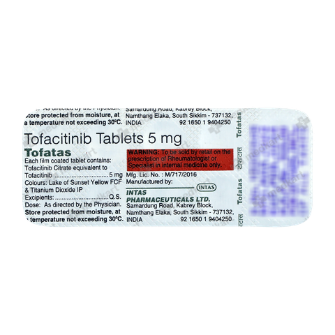 TOFATAS 5MG TABLET 10'S