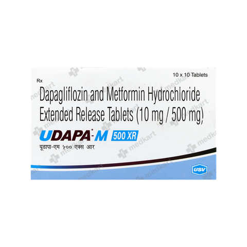 UDAPA M XR 500MG TABLET 10'S