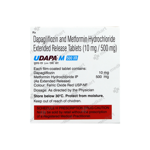 UDAPA M XR 500MG TABLET 10'S