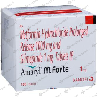 AMARYL M FORTE 1MG TABLET 15'S