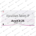 ANXIT 0.25MG TABLET 15'S