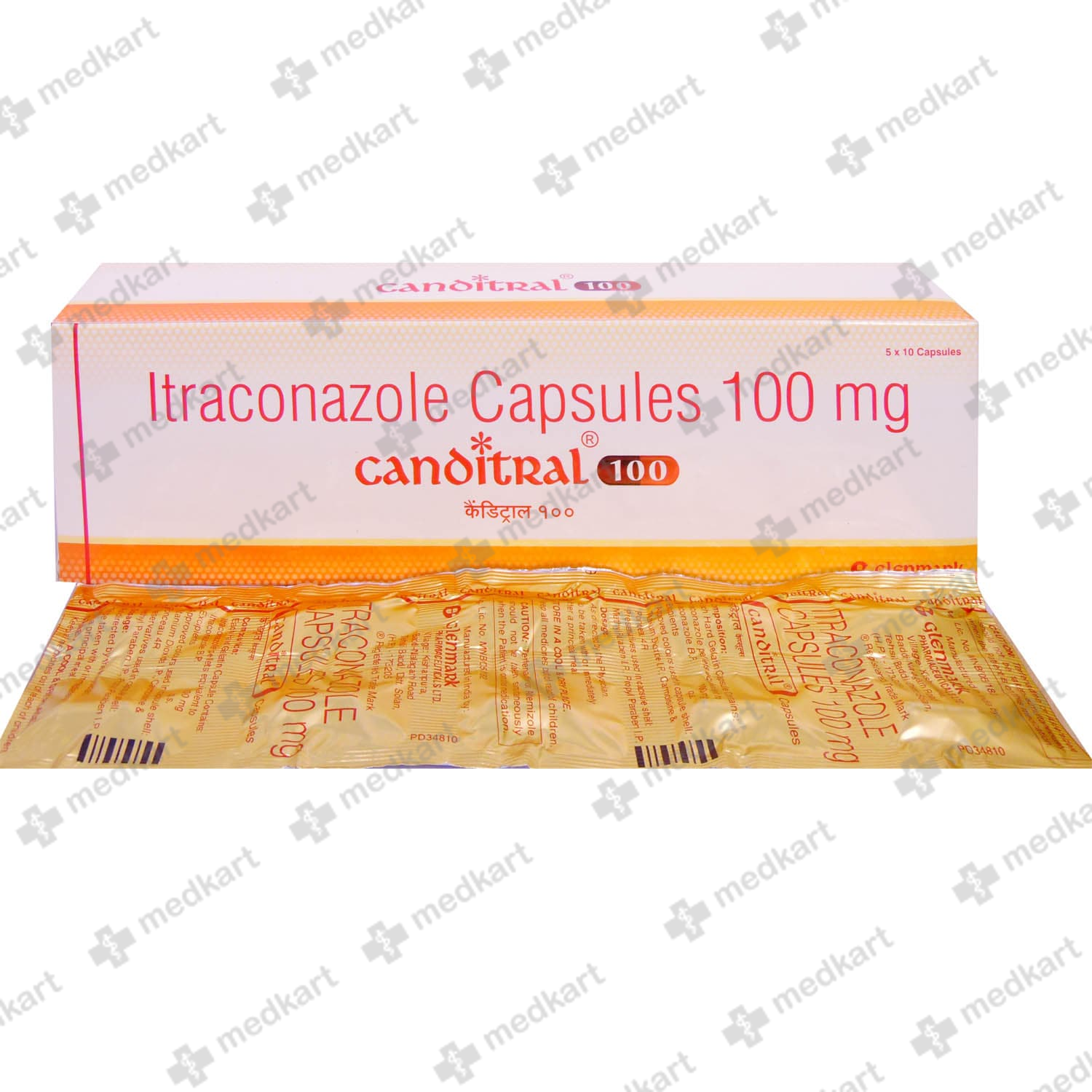 CANDITRAL 100MG TABLET 10'S