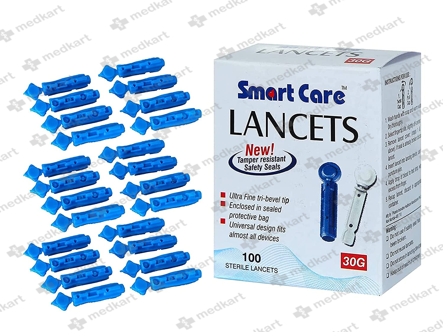 LANCET NEEDLE 1 BOX 100 NEEDLES