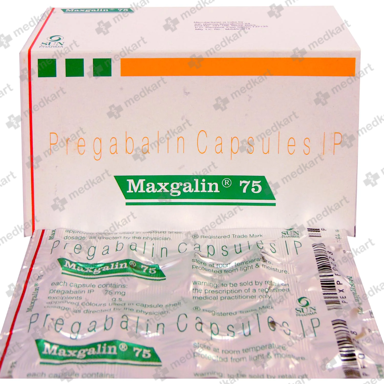 MAXGALIN 75MG TABLET 10'S