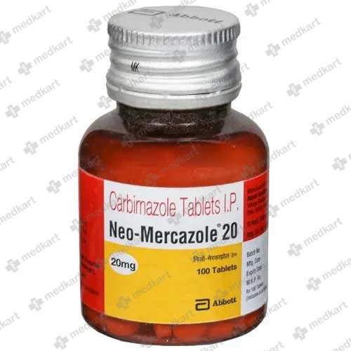 NEO MERCAZOLE 20MG TABLET 120'S