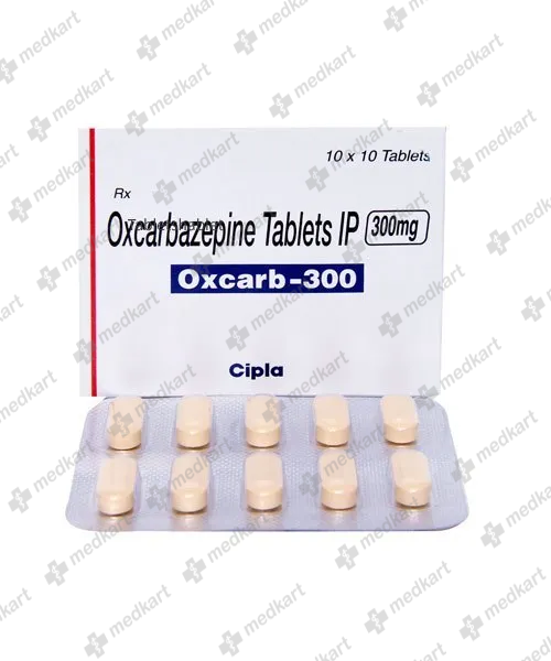 OXCARB 300MG TABLET 10'S