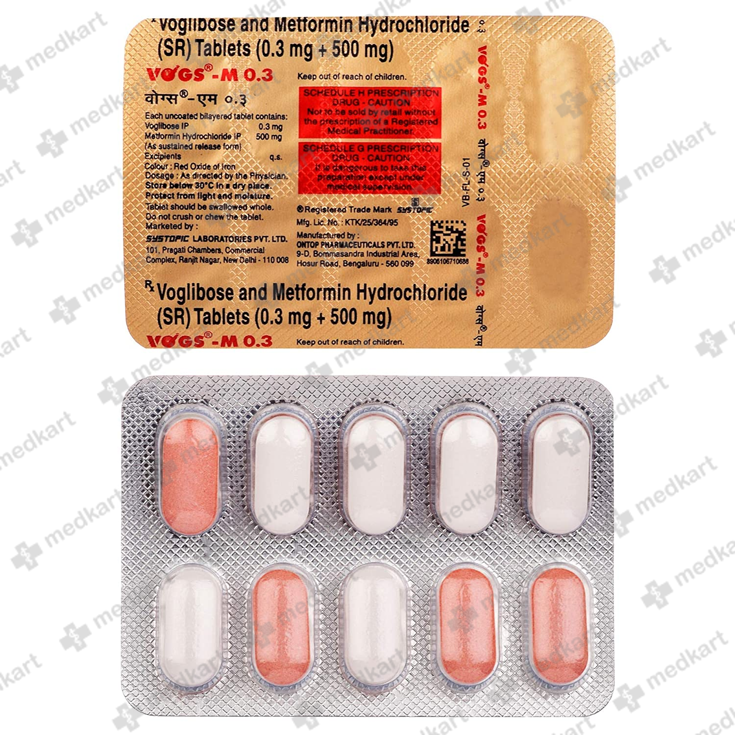 VOGS M 0.3MG TABLET 10'S