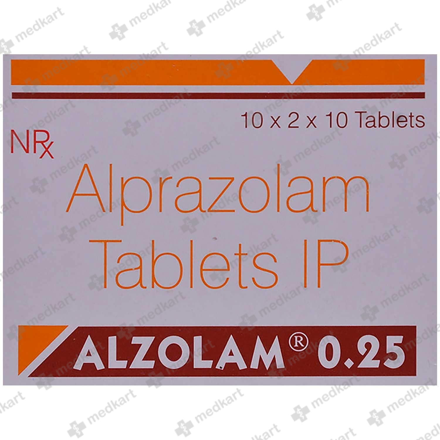 ALZOLAM 0.25MG TABLET 10'S