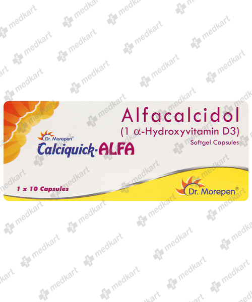 CALCIQUICK ALFA CAPSULE 10'S