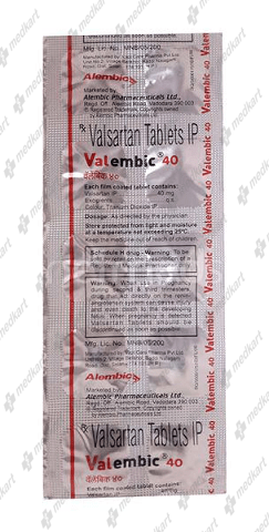 VALEMBIC 40MG TABLET 10'S