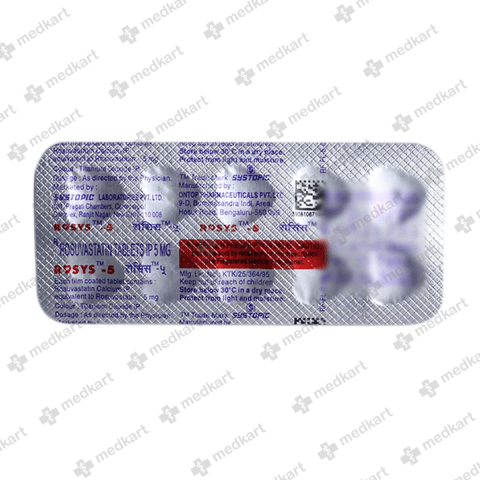 ROSYS 5MG TABLET 10'S