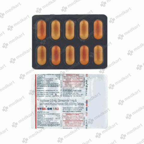 VOGS GM 1/0.3MG TABLET 10'S