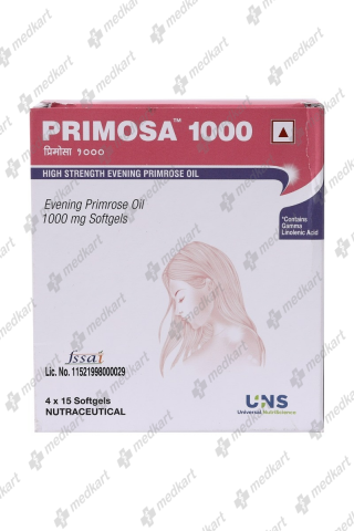 PRIMOSA 1000MG CAPSULE 15'S
