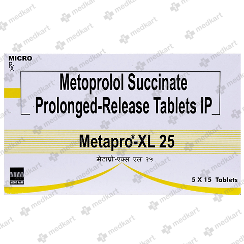 METAPRO XL 25MG TABLET 10'S