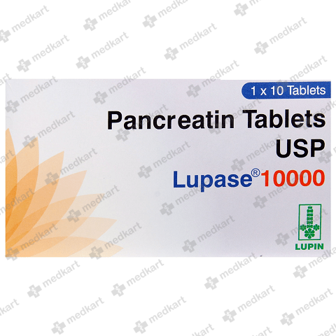 LUPASE 10000 TABLET 10'S