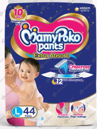 Buy Mamypoko MamyPoko Pants Extra Absorb L Online at Best Price of Rs  175824  bigbasket