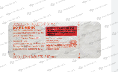 DO RE ME 50MG TABLET 10'S
