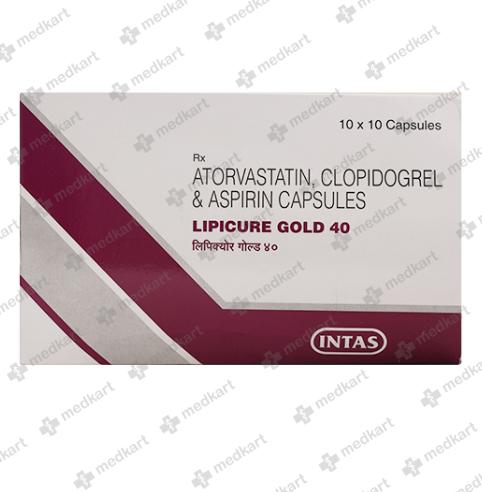LIPICURE GOLD 40MG CAPSULE 15'S