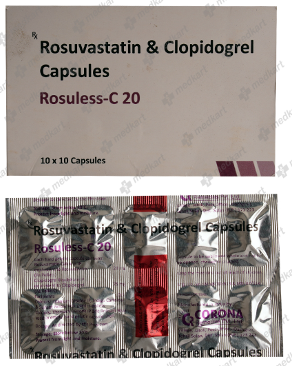 ROSULESS C 20MG CAPSULE 10'S