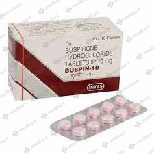BUSPIN 10MG TABLET 10'S