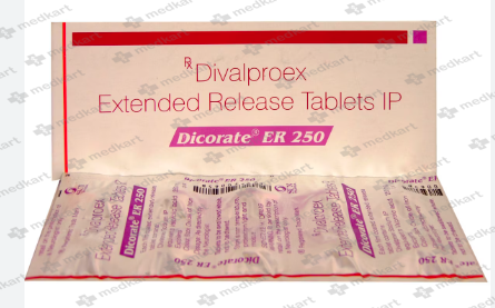 DICORATE ER 250MG TABLET 10'S