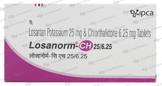 LOSANORM CH 25/6.25MG TABLET 10'S