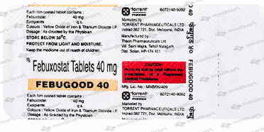 FEBUGOOD 40MG TABLET 10'S
