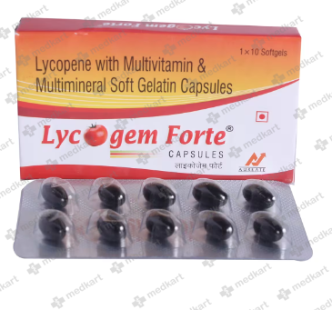Buy LYCOGEM FORTE CAPSULE 10'S capsule Online