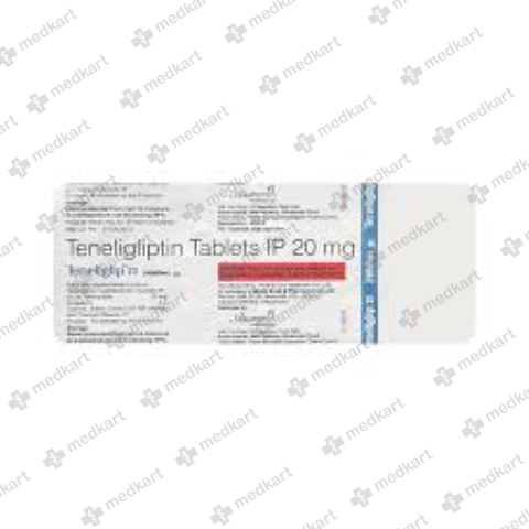 TENELIGLIP 20MG TABLET 10'S