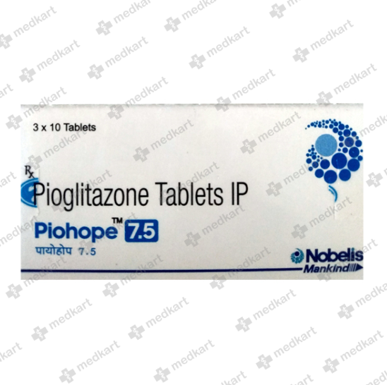 PIOHOPE 7.5MG TABLET 10'S