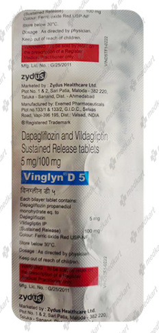 VINGLYN D 5MG TABLET 10'S
