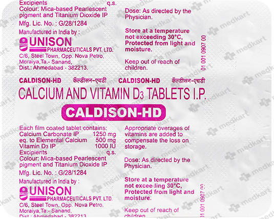 CALDISON HD TABLET 15'S