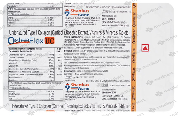 Buy TOSTEEFLEX UC Online