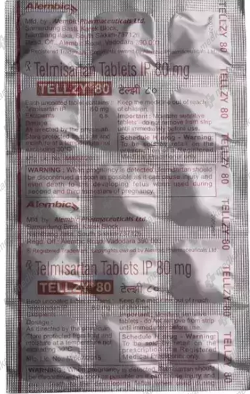 TELLZY 80MG TABLET 15'S