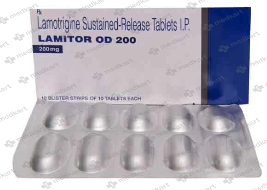 LAMITOR OD 200MG TABLET 10'S