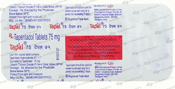 Tapentadol 75mg online