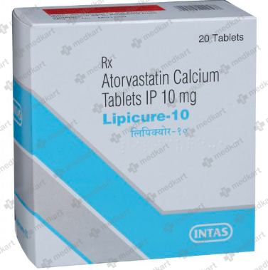 LIPICURE 10MG TABLET 20'S