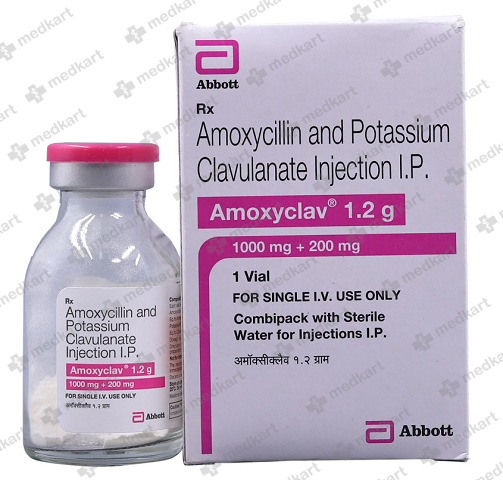 AMOXYCLAV 1.2GM INJECTION 10 ML