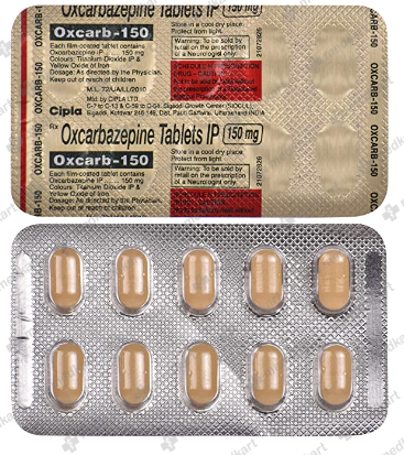 OXCARB 150MG TABLET 10'S