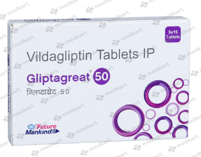 GLIPTAGREAT 50MG TABLET 15'S
