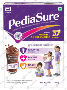 PEDIASURE CHOCOLATE REFILL POWDER 400 GM