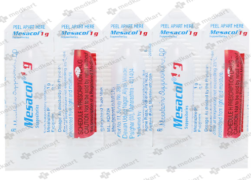 MESACOL suppository image