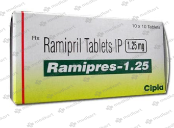 RAMIPRES 1.25MG TABLET 10'S