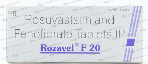 ROZAVEL F 20MG TABLET 10'S