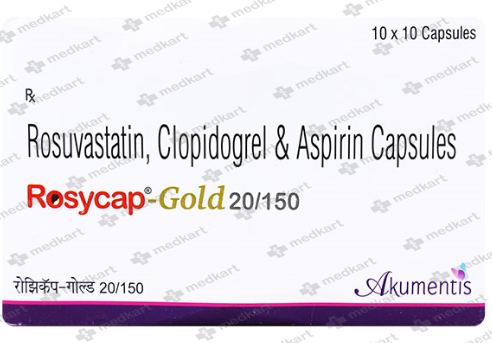 ROSYCAP GOLD 20/150MG TABLET 10'S