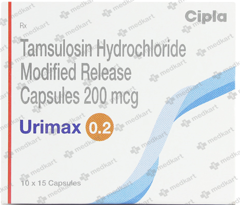 URIMAX 0.2MG CAPSULE 15'S