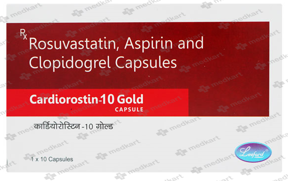 CARDIOROSTIN GOLD CAPSULE 10'S