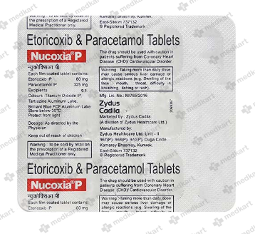 NUCOXIA P TABLET 15'S