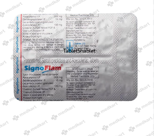 SIGNOFLAM TABLET 10'S